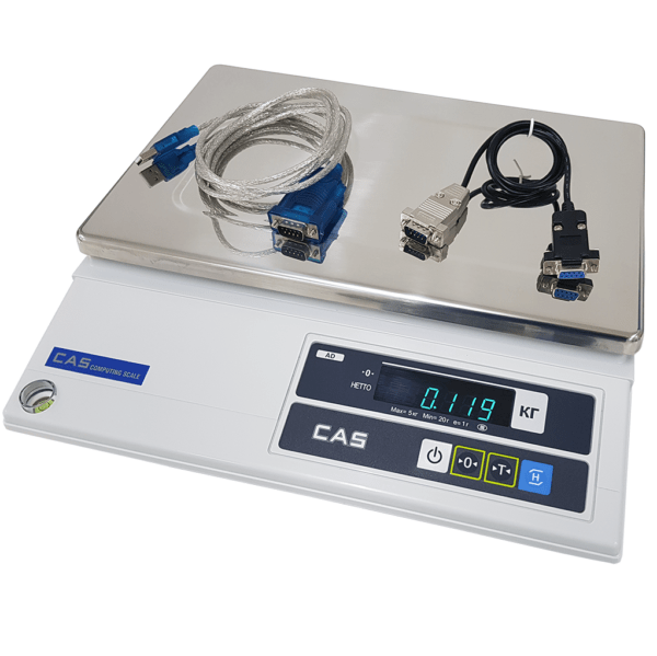 Весы с переходниками CAS AD-05 RS-232